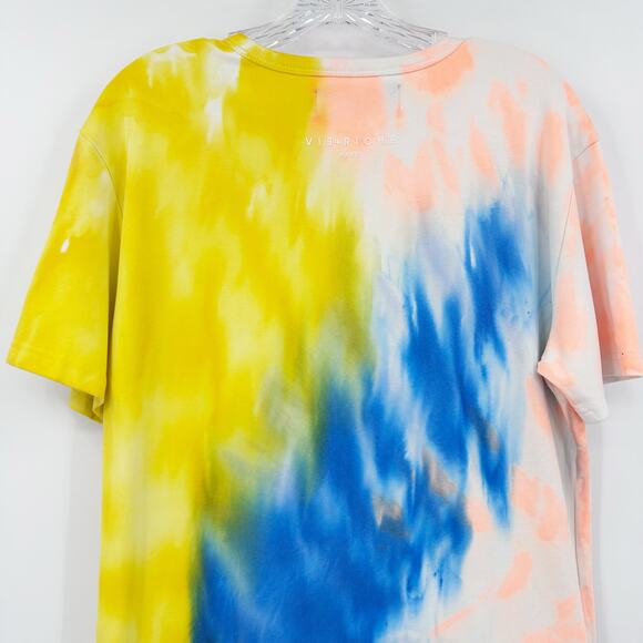 Vie + Riche For A Good Time Shirt Multi Color Mens Size Small Flaw - Picture 9 of 12